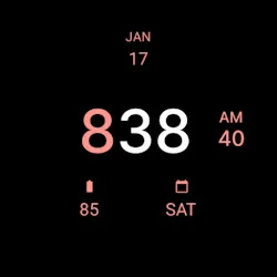 Black One Watch Face icon