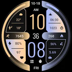 Two Color Contrast ZKin Watch icon
