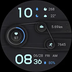 Blue Imitation For Wear OS icon