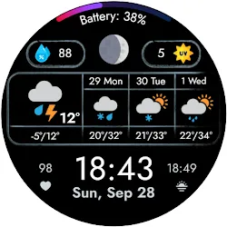 Weather watchface 3 icon