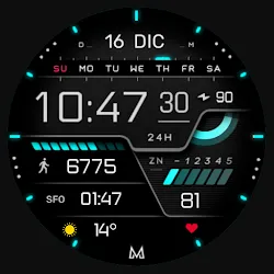 MD285 Digital watch face icon