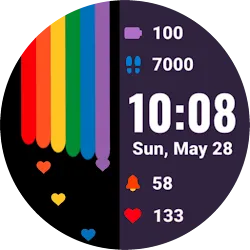 Pride Rainbow Watch Animated icon