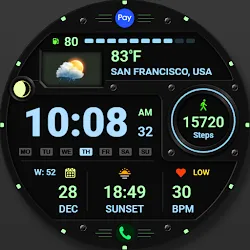 WFP 125 Digital watch face icon
