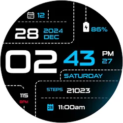 Dotline - Dark Watch Face icon