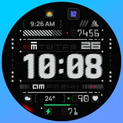 SH077 Watch Face, WearOS watch icon