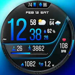 PER76 Digital Watch Face icon