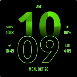 Active Green Fit Watch Face icon