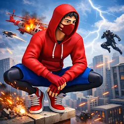 Spider Fighting-Rope Hero Game icon