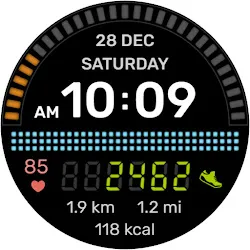Fitness watch face icon