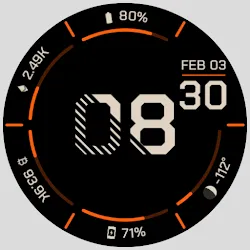 Honeycomb Digital Watch Face icon