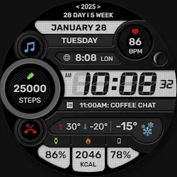 WFP 299 Digital watch face icon