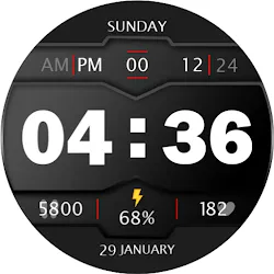 Digital Watch Face Key 017 icon