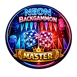 Neon Backgammon Master Offline icon