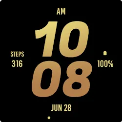 Beauty Sand Bold Watch Face icon