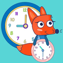 幼儿学习时钟和时间 icon