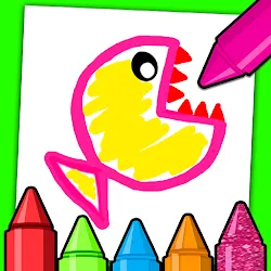 ぬりえゲーム: ペイント & カラー icon