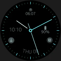 Minimal black v24 watch face icon