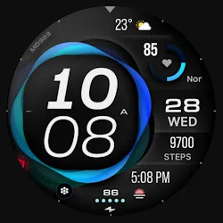 MD323 Modern Digital WatchFace icon