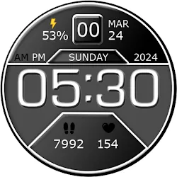 Key WF07 Digital Watch Face icon