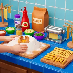 Kitchen Set Chef Cooking Time icon