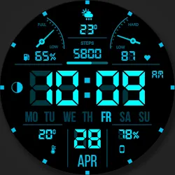 WFP 104 LCD watch face icon