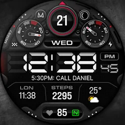 MD237 Digital watch face icon