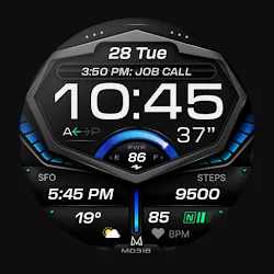 MD318 3D Digital Watch Face icon