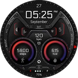 A370 Neon Watch Face icon