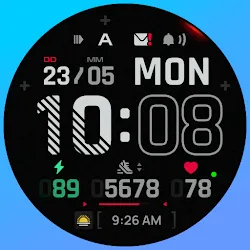 SH096 Watch Face, WearOS watch icon