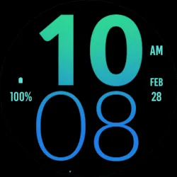 Tosca Blue Large Watch Face icon