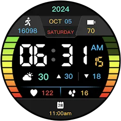 Colorful Numbers-for wear os 5 icon
