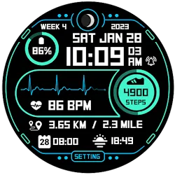 Step Up 3 - Digital Watchface icon
