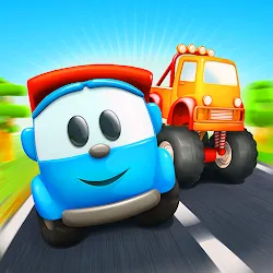 Leo 2 Coches Juegos para Niños icon