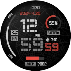 Minimal Digital Watch Face PRO icon