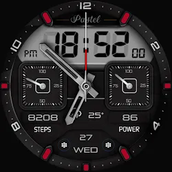 Hybrid Pastel Watch Face icon