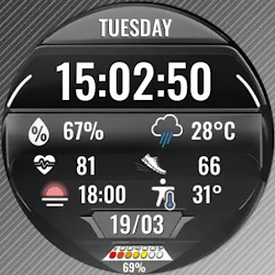N-SPORT692 Big Dial Watch Face icon