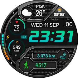 Digital Berulyk Watch Face icon