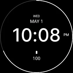 Simply Black Watch Face icon