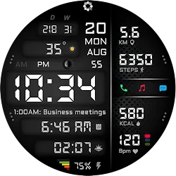 A445 Digital Health Face icon