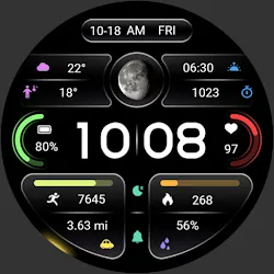Flat Linear Colorful Faces icon