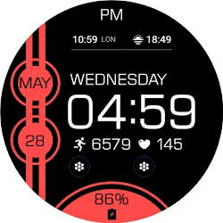 Key WF82 Digital Watch Face icon