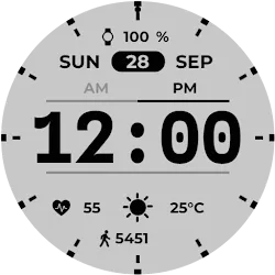 Clear Type Watch Face icon