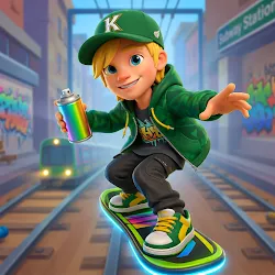 City Runner Train Jump icon