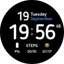 Minimal Visual: Watch face icon