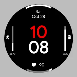 Pixel Clean Watch Face icon