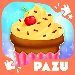 子供向けの料理とベーキングゲームのカップケーキ icon
