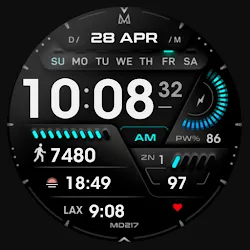 MD217 Digital watch face icon
