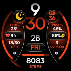 OMG 346 Weather Fitness Watch icon