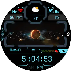 BFF43- Technology Sun & Galaxy icon