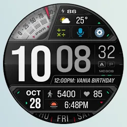 MD308 Digital watch face icon